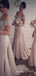 Off Shoulder Mermaid Beaded Long Custom Bridesmaid Dresses, BGB0130