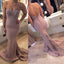 Popular Spagnetti Straps Mermaid Long Custom Bridesmaid Dresses, BGB0140