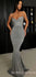 Spaghetti Strap Mermaid Sexy Popular Long Evening Prom Dresses, WP019