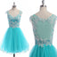 Junior Cheap See Through Back Short Graduation Homecoming Dress, BG51478 - Bubble Gown