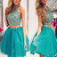 Two Pieces Beaded Top Lovely Junior Homecoming Dresses, BG51483