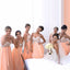 A Line Young Girls Halter Sweet Heart Chiffon Wedding Bridesmaid Dresses, BG51051 - Bubble Gown
