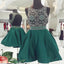 Unique Green Open Back Cheap Short Homecoming Dresses, BG51485