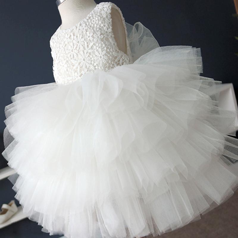 Off White Lace Top Tulle Flower Girl Dresses, Cute Tutu Dresses for Wedding, FG032