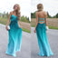 Sweet Heart Gradient Open Back Long Prom Dresses, BG51177