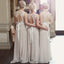 Charming Open Back Lace Top Illusion Cheap Bridesmaid Dresses, BG51074