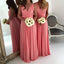 Jersey Convertible Open Back Sexy Long Bridesmaid dresses, BG51382