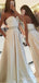 Sweetheart Light Champagne Lace Top Elegant Long Evening Prom Dress, BG51505