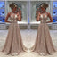 Unique Sexy Lace Elegant Affordable Evening Long Prom Dresses, BG51536