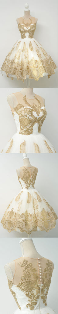 Affordable Junior Popular Applique Short Homecoming Dresses, BG51602 - Bubble Gown