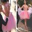 Beautiful Pink Appliques Lovely Graduation Homecoming Dresses, BG51435