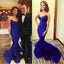 Beautiful Royal Blue Sexy Mermaid Long Prom Dresses, BG51020 - Bubble Gown