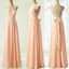 Backless Chiffon Sweet Heart Floor-Length Cheap Bridesmaid Dresses, BG51349 - Bubble Gown