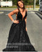 Popular Black Formal Inexpensive Sexy Sparkle Long Prom Dresses, BGP093