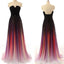 Long Gradient Chiffon Simple Cheap Long Prom Dresses, BG51113