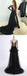 Long Side Split Sexy Long Sleeves Black Lace Prom Dresses, BG51133 - Bubble Gown