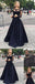 2 Pieces Long Sleeves Lace Evening Party Long Prom Dresses, BG51136 - Bubble Gown