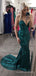 Sexy Backless Mermaid Spakly Spaghetti Straps Long Evening Prom Dresses, Custom Prom Dresses, BGS0005