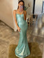 Sweet Heart Mermaid Spaghetti Straps Long Evening Prom Dresses, Custom Prom Dresses, BGS0010