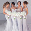 Mermaid Sweetheart Long Bridesmaid Dresses , BN1092