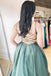 A-Line Spaghetti Straps Side satin Cheap Evening Dresses,Long Prom dresses, MR7019