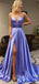 Spaghetti Straps Side Long Evening Prom Dresses, MR7020