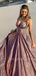 Sex Backless A-Line Sparkle Long Evening Prom Dresses, MR7062
