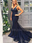 Sexy Mermaid Lace Long Evening Prom Dresses, Cheap Custom Prom Dress, MR7169