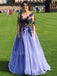 Long See Throuth Sleeves Long Evening Prom Dresses, Cheap Sweet Prom Dresses, MR7187