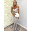 Elegant Mermaid Silver/Light Grey Popular Long Wedding Bridesmaid Dresses, BGP298 - Bubble Gown