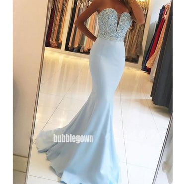 Charming Sweetheart Beads Mermaid Prom Dresses FP1187