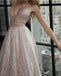 Elegant Dazzling Deep V-neck Long Prom Dress  FP1202