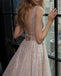 Elegant Dazzling Deep V-neck Long Prom Dress  FP1202