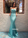 Charming Spaghetti Straps Mermaid Long Prom Dresses FP1227