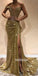 Sparkle Sequin Side Split Sexy Long Prom Dresses GDW106