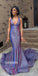 Mermaid V Neck Sexy New Arrival Long Prom Dresses WP035