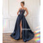 A-line Side Split Popular Long Prom Dresses FP1127