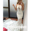 Mermaid Lace Sexy Popular Cheap Long Evening Prom Dresses, BGP042