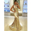 Sparkle Sequin Mermaid Gold Cheap Online Long Prom Dress, BG51497
