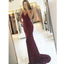 Cheap Open Back Mermaid Sequin Spaghetti Strap Long Prom Dresses, BGP204 - Bubble Gown