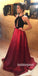 Simple Elegant Open Back Formal Inexpensive Long Evening Prom Dress, BGP069
