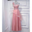 One Shoulder Unique Design Lace Up Back Cheap Long Prom Dresses, BGP011