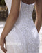 Elegant Sweetheart Mermaid Lace Long Wedding Dresses, BGH021