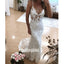 Pretty Flower Prints Spaghetti Strap Lace Long Wedding Dresses, BGH035