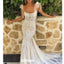 Elegant Spaghetti Strap Lace Mermaid Wedding Dresses, BGH084