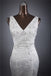 V Neck Mermaid Affordable Charming Long Wedding Dresses, BGW001