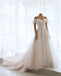 Popular Off the Shoulder Elegant A Line Beach Bridal Long Wedding Dresses, BGP274