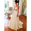 A Line Cheap Lace Sweetheart Long Bridal Beach Wedding Dresses, BGP259