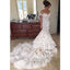 Gorgeous Lace Off the Shoulder Mermaid Long Bridal Wedding Dresses, BGP233
